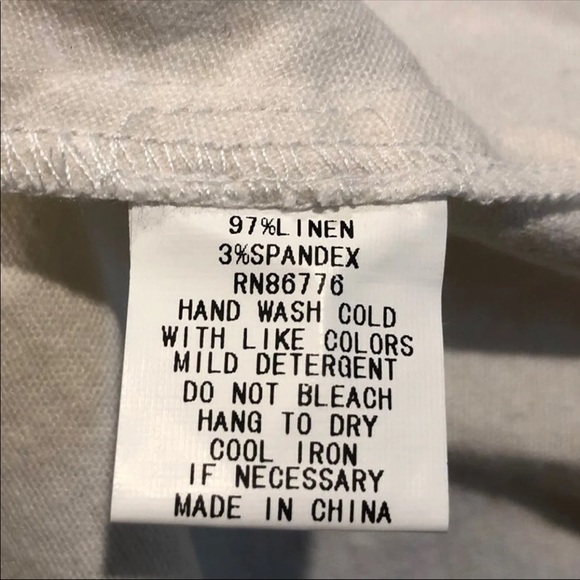 NWT- 209 Wst 38 Button Down White Shirt 
Sz 12 - Picture 4 of 5